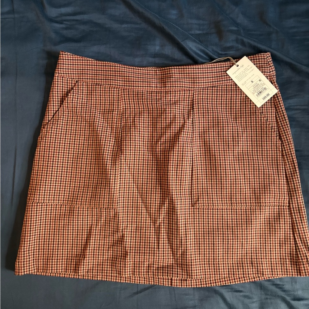 Mini skirt plaid